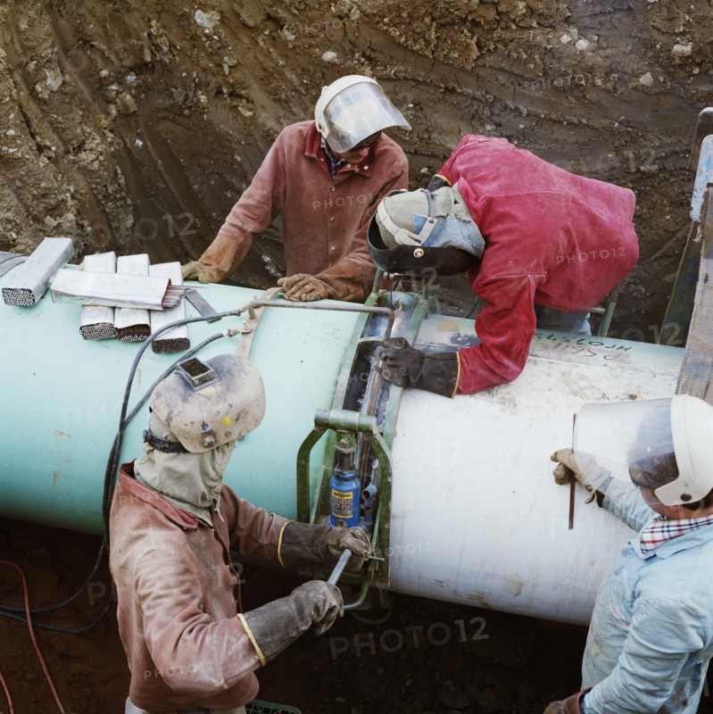 Shap gas pipeline, Eden, Cumbria, 11/05/1984. Creator: John Laing plc.