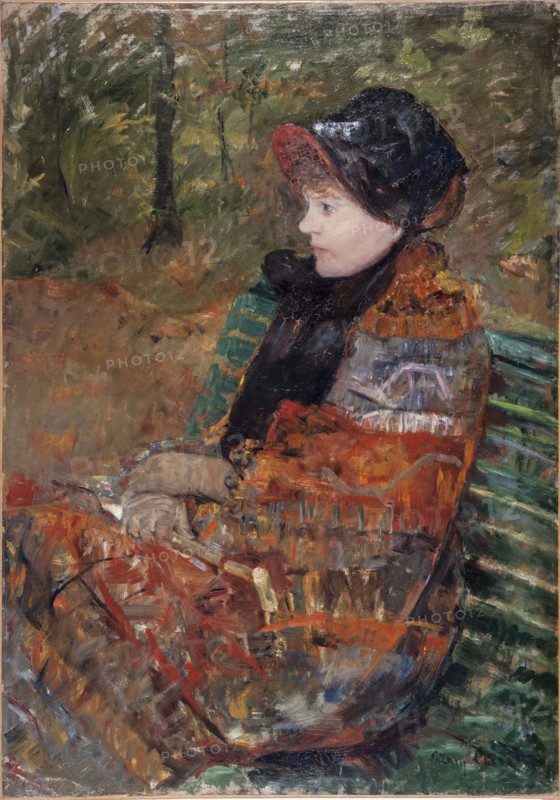 Autumn. Portrait of Lydia Cassatt, 1880. Creator: Cassatt, Mary (1845-1926).
