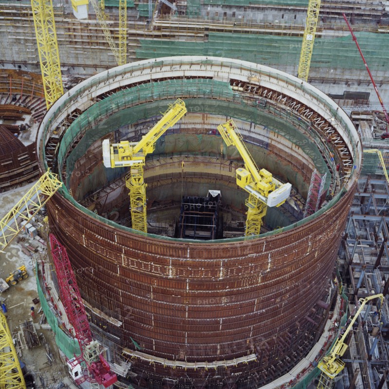 Sizewell 'B' Power Station, Leiston, Suffolk Coast, Suffolk, 19/11/1990. Creator: John Laing plc.
