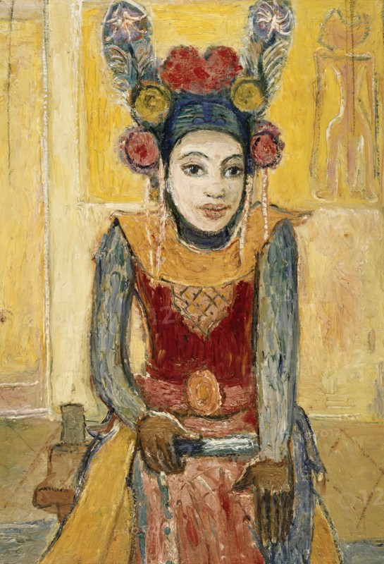Balinese (II). Legong dancer, ca 1926. Creator: Genin, Robert (1884-1941).
