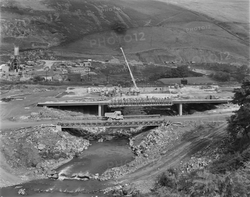 Construction of the M6 Motorway, Tebay, Eden, Cumbria, 29/07/1969. Creator: John Laing plc.