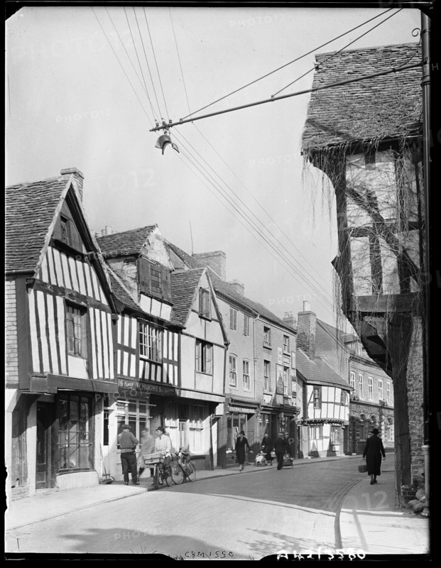 Friar Street, Worcester, Worcestershire, 1942. Creator: George Bernard Mason.