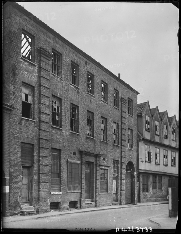 Norfolk Iron Works, Coslany Street, Norwich, Norfolk, 1942. Creator: George Bernard Mason.