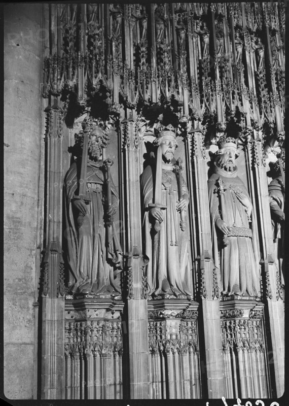 York Minster, Minster Yard, York, 1942. Creator: George Bernard Wood.