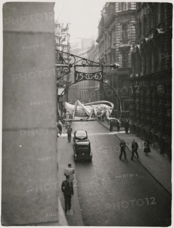Martins Bank, Lombard Street, City and County of the City of London, GLA, 1950-1953. Creator: JR Uppington.