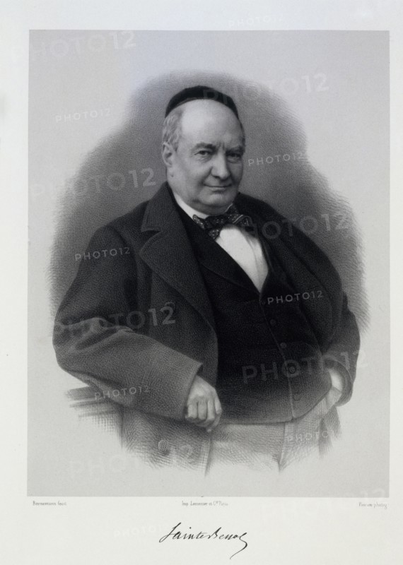 Charles Augustin Sainte-Beuve (1804-1869). Creator: Bornemann, C. (active Mid of the 19th cen.).