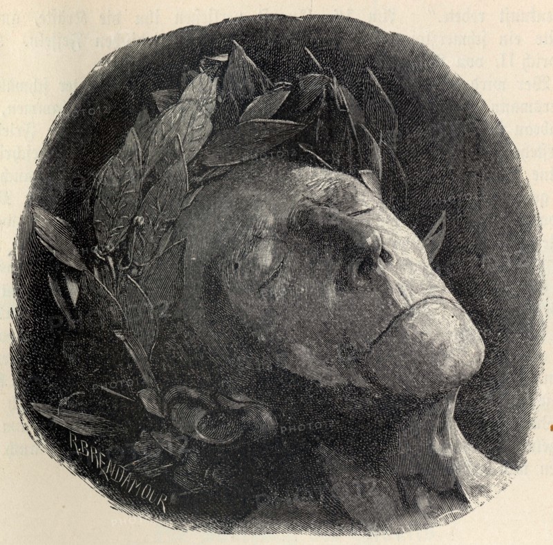 Death mask of Frederick II. Creator: Brend'amour, Richard (1831-1915).