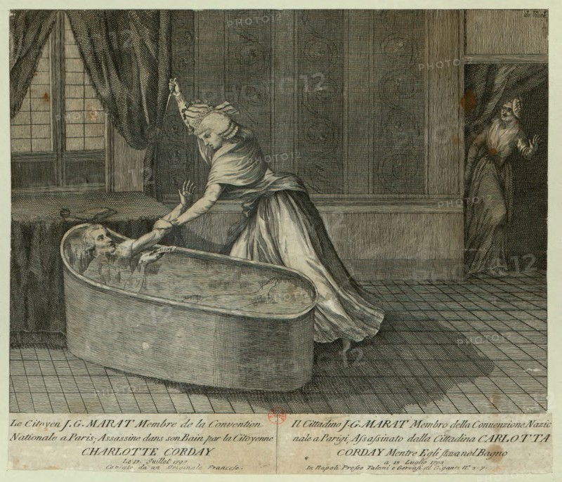 Death of Marat, c. 1793. Creator: Anonymous.