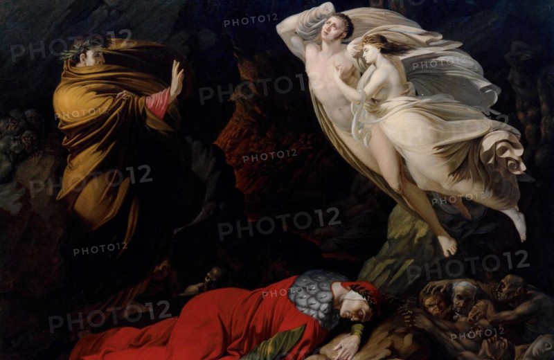 Francesca da Rimini in Dante's Hell, 1810. Creator: Monti, Nicola (1780-1864).