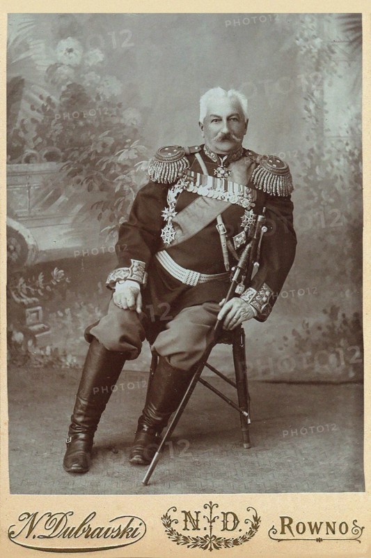 General Konstantin Pavlovich Prezhbyano (1840-1905), 1888. Creator: Photo studio N. Dubravski, Rowno  .