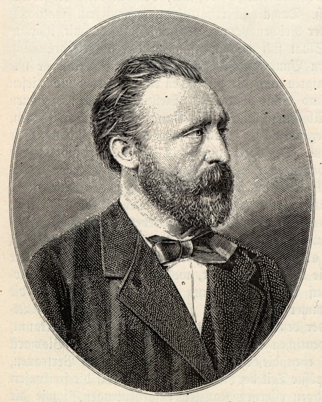 Heinrich von Stephan (1831-1897), general post director. Creator: Anonymous.
