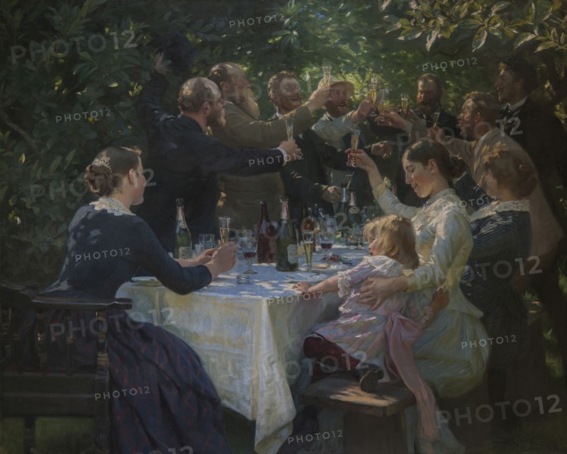 Hip, Hip, Hurrah!, 1888. Creator: Krøyer, Peder Severin (1851-1909).