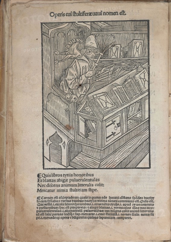 Illustration to the book "Ship of Fools" by Sebastian Brant, 1513. Creator: Anonymous.