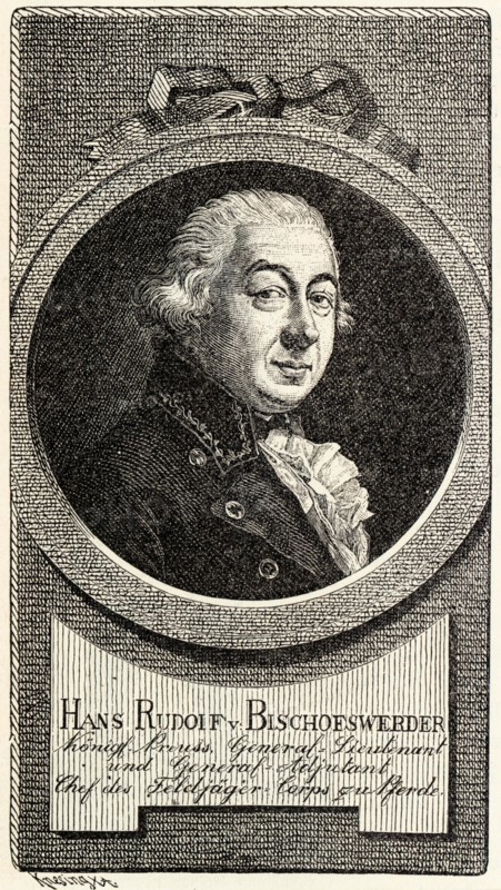 Johann (Hans) Rudolf von Bischoffwerder (1741-1803)  . Creator: Knesing, Theodor (1840-?).
