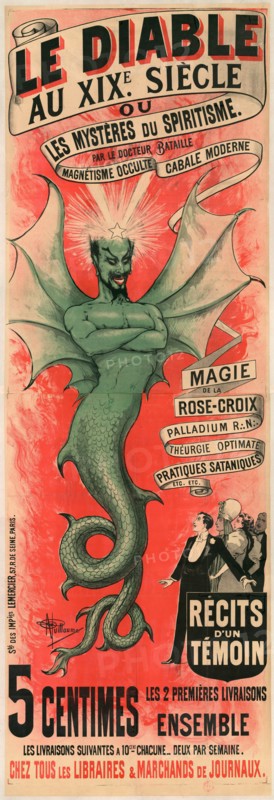 Le Diable au XIXe siècle ou les Mystères du spiritisme par le docteur Bataille, c. 1895. Creator: Guillaume, Albert (1873-1942).