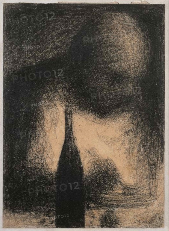 Le dîneur, c. 1883-1884. Creator: Seurat, Georges Pierre (1859-1891).