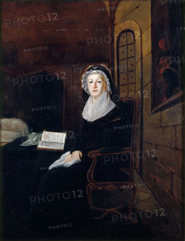 Marie Antoinette at the Conciergerie, c. 1815. Creator: Anonymous.