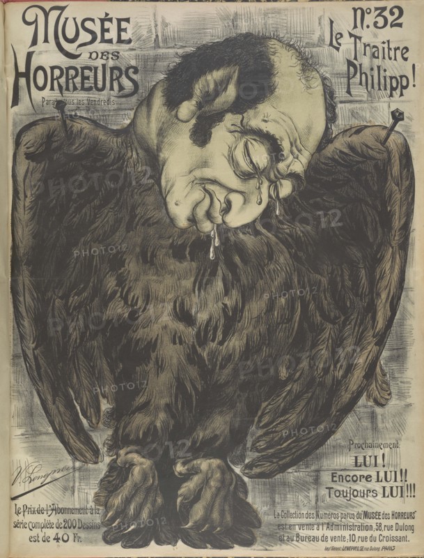 Musée des Horreurs (Gallery of Horrors): Phillippe de Rothschild, 1899. Creator: Lenepveu, Victor (active End of 19th century).
