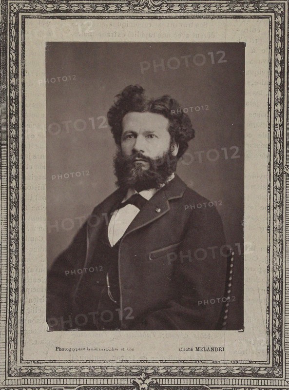 Portrait of Camille Flammarion (1842-1925), 1880. Creator: Melandri, Achille (1845-1905).