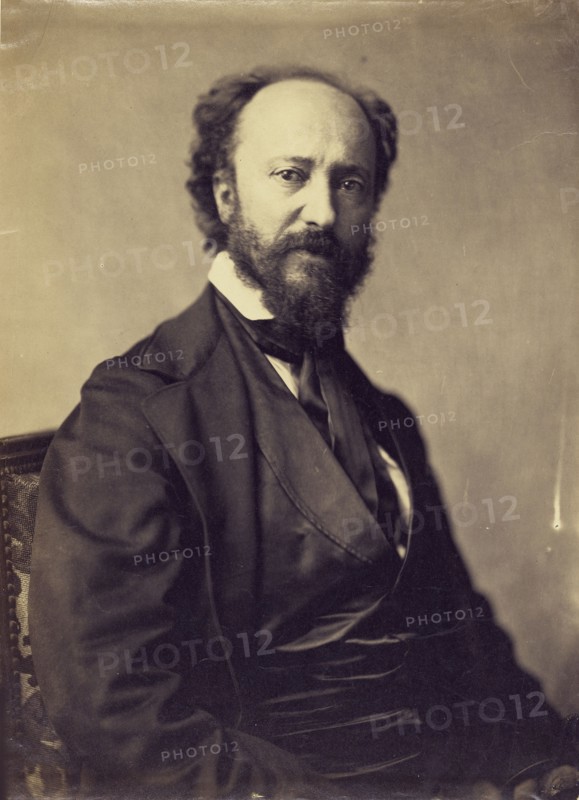 Portrait of Charles Daubigny (1817-1878), 1861-1869. Creator: Nadar, Gaspard-Félix (1820-1910).