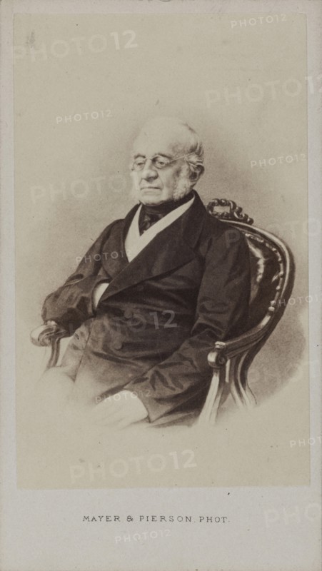 Portrait of Count Karl Robert Nesselrode (1780-1862), ca 1860. Creator: Photo studio Mayer & Pierson.