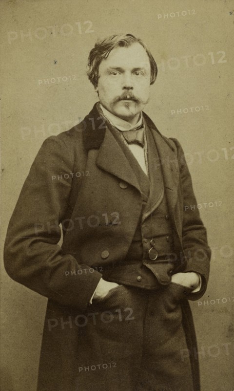 Portrait of Edmond Huot de Goncourt (1822-1896). Creator: Carjat, Étienne (1828-1906).