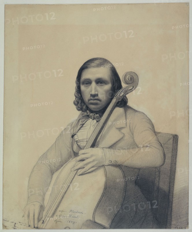 Portrait of François George-Hainl (1807-1873) , 1839. Creator: Flandrin, Auguste-René (1804-1843).