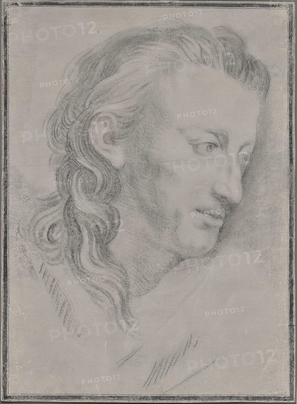 Portrait of Friedrich von Schiller (1759-1805), Late 18th cent. Creator: Anonymous.