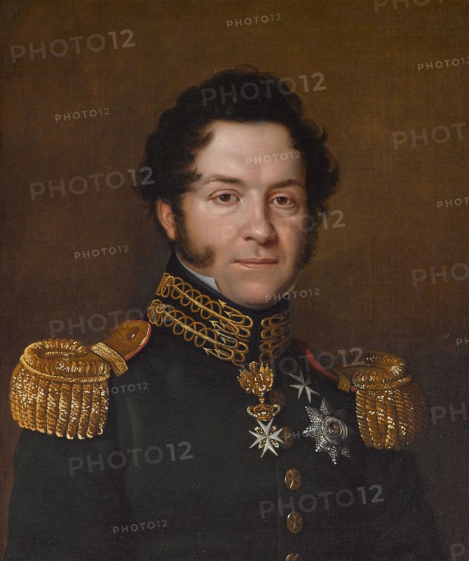 Portrait of Jean-Noé-Godefroy de Polier-Vernand (1782-1833) , 1823. Creator: Stirnbrand, Franz Seraph (ca 1788-1882).