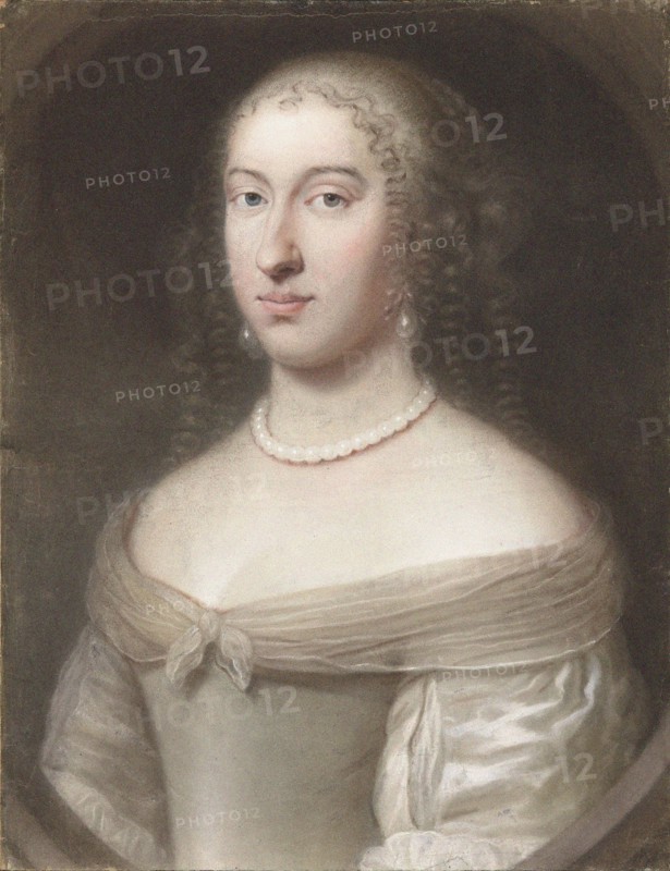 Portrait of Maria Theresa of Spain (1638-1683), Queen consort of France and Navarre, 1660. Creator: Vaillant, Wallerant (1623-1677).