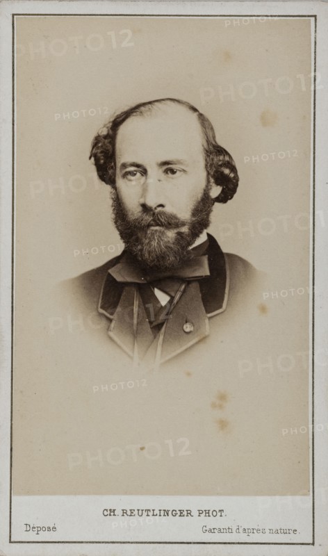 Portrait of Octave Feuillet (1821-1890). Creator: Photo studio Reutlinger, Paris  .