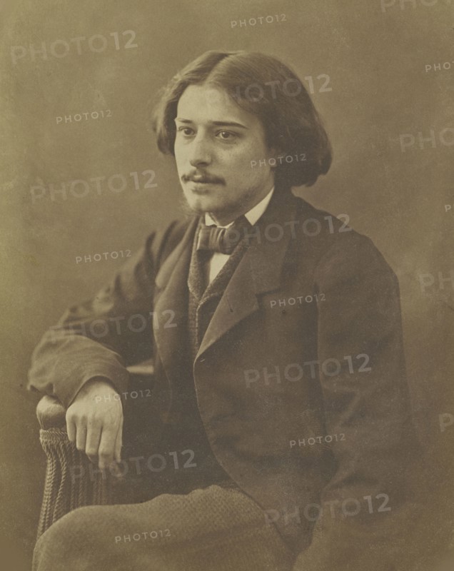 Portrait of the author Alphonse Daudet (1840-1897), ca 1860. Creator: Nadar, Gaspard-Félix (1820-1910).