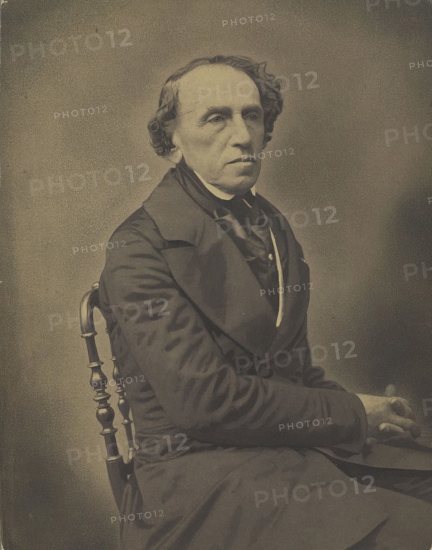 Portrait of the composer Giacomo Meyerbeer (1791-1864), 1853-1854. Creator: Nadar, Gaspard-Félix (1820-1910).