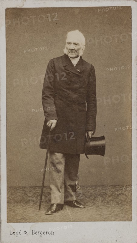 Portrait of the Composer Gustave Vogt (1781-1870). Creator: Photo studio Legé & Bergeron.