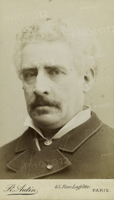 Portrait of the Composer Olivier Métra (1830-1889)  , c. 1870. Creator: Autin, Raoul (1850-1907).