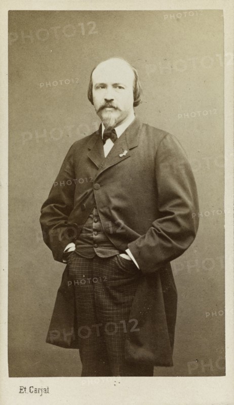 Portrait of the composer Victor Massé (1822-1884), ca 1865. Creator: Carjat, Étienne (1828-1906).