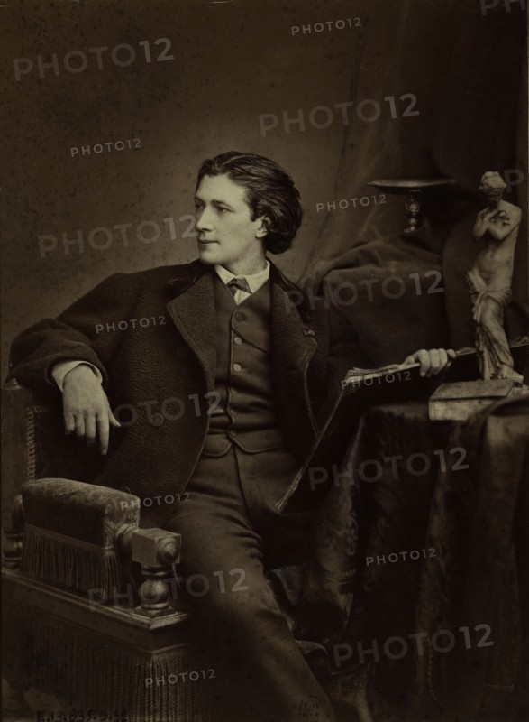Portrait of the dramatist Victorien Sardou (1831-1908), ca 1865. Creator: Anonymous.