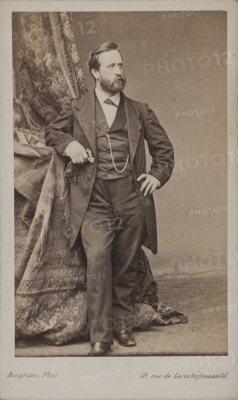 Portrait of the painter Ludwig Knaus (1829-1910). Creator: Bingham, Robert Jefferson (1824-1870).