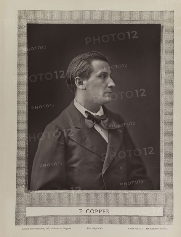 Portrait of the poet François Coppée (1842-1908), c. 1875. Creator: Nadar, Gaspard-Félix (1820-1910).