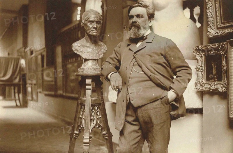 Portrait of the sculptor Alfred Boucher (1850-1934), 1910s. Creator: Anonymous.