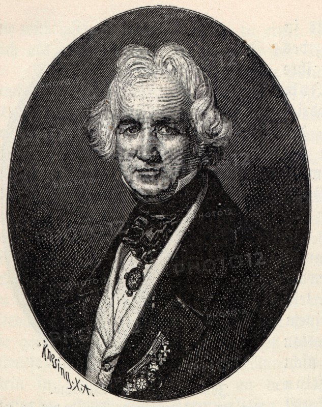 Portrait of the sculptor Christian Daniel Rauch (1777-1857). Creator: Knesing, Theodor (1840-?).