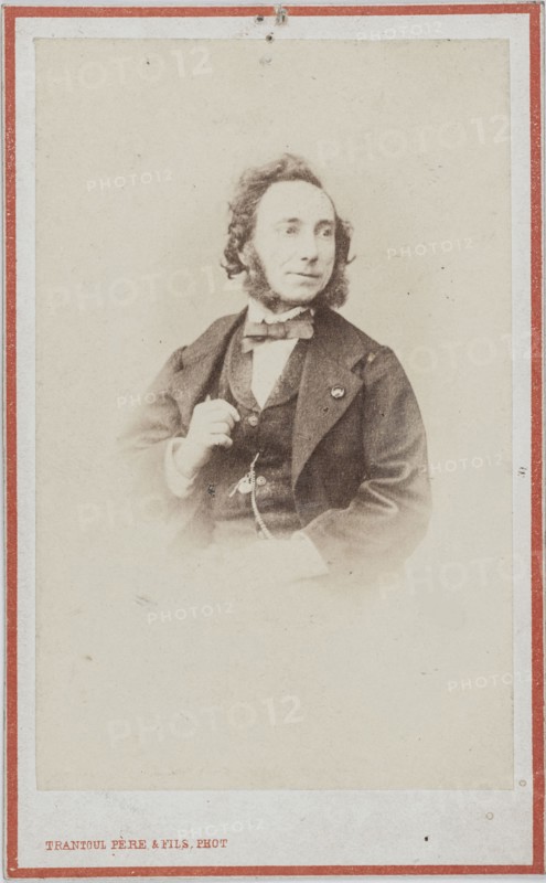 Portrait of the violinist and composer Camillo Sivori (1815-1894) . Creator: Photo studio Trantoul Père & Fils.