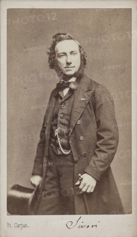 Portrait of the violinist and composer Camillo Sivori (1815-1894) . Creator: Carjat, Étienne (1828-1906).