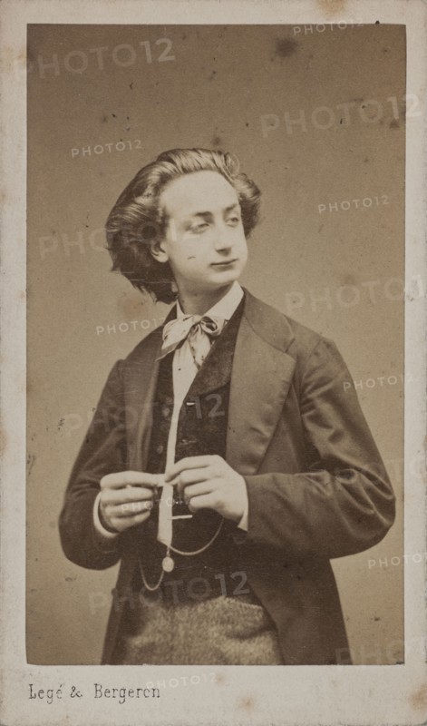 Portrait of the violinist and composer Henri Ketten (1848-1883). Creator: Photo studio Legé & Bergeron.