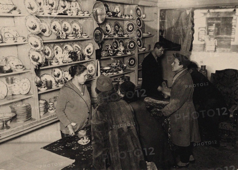 Preview before the auction of the properties of the Romanov Tsar family, Moscow, 1927, 1927. Creator: Anonymous.