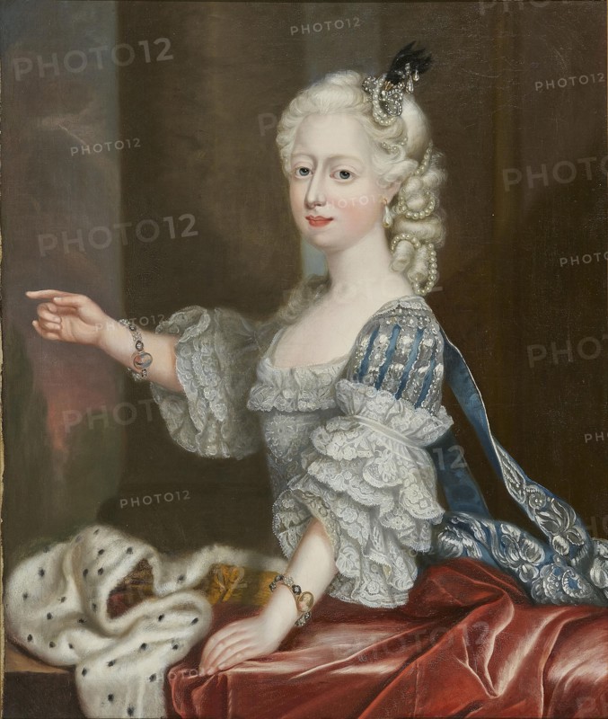 Princess Augusta Frederica of Great Britain (1737-1813), duchess of Brunswick-Wolfenbuttel. Creator: Frye, Thomas (1710-1762).