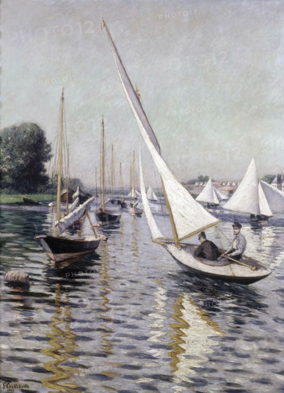 Régates a Argenteuil , 1893. Creator: Caillebotte, Gustave (1848-1894).