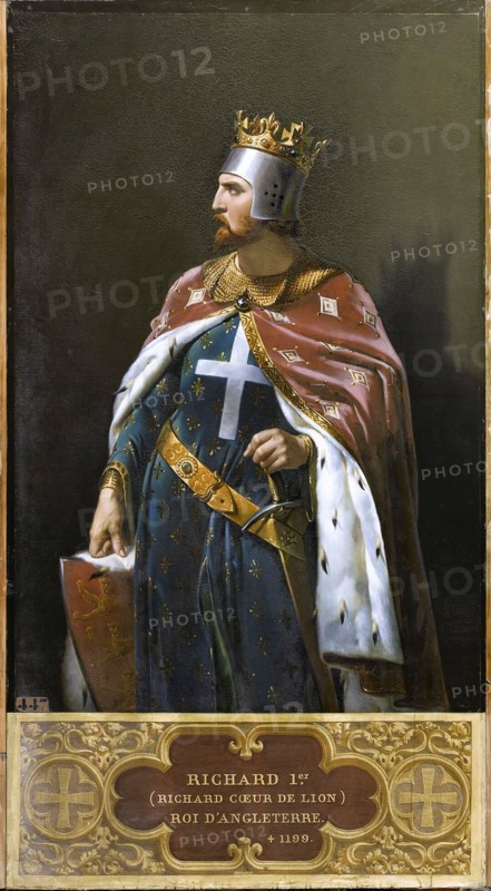 Richard I the Lionheart, 1841. Creator: Blondel, Merry-Joseph (1781-1853).