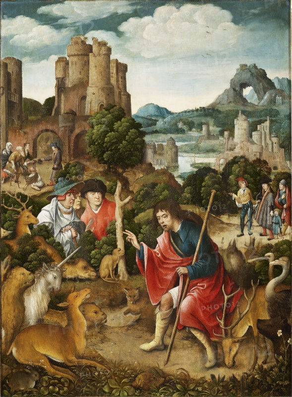 Scene from the life of Saint Roch, 1517. Creator: Orley, Everaert (Everard), van (c. 1490-1527).