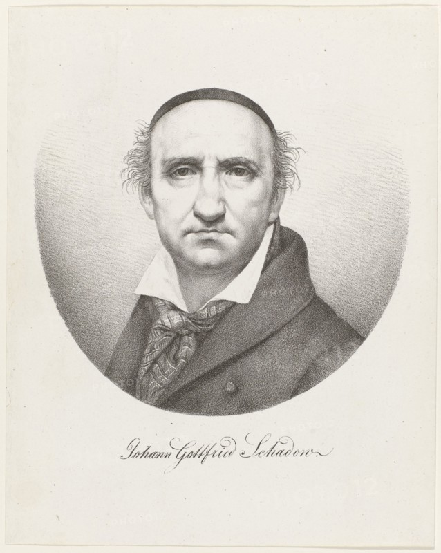 Self-Portrait, 1825. Creator: Schadow, Johann Gottfried (1764-1850).